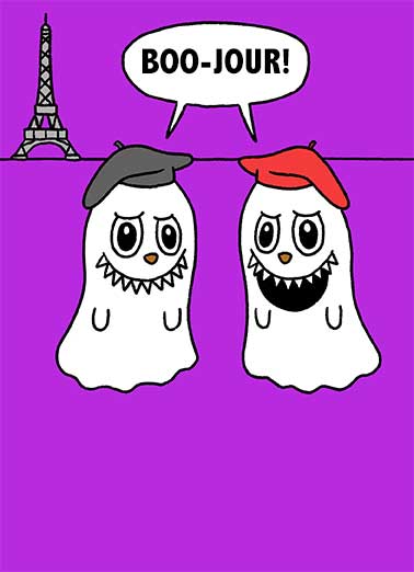 La Boo Boos Funny Halloween Card  Send someone a funny personalized greeting card just in time for Halloween! | La Boo Boos labubu funny toy fad meme internet famous tiktok silly French version ghosts Got you a couple of La Boo Boos for Halloween!